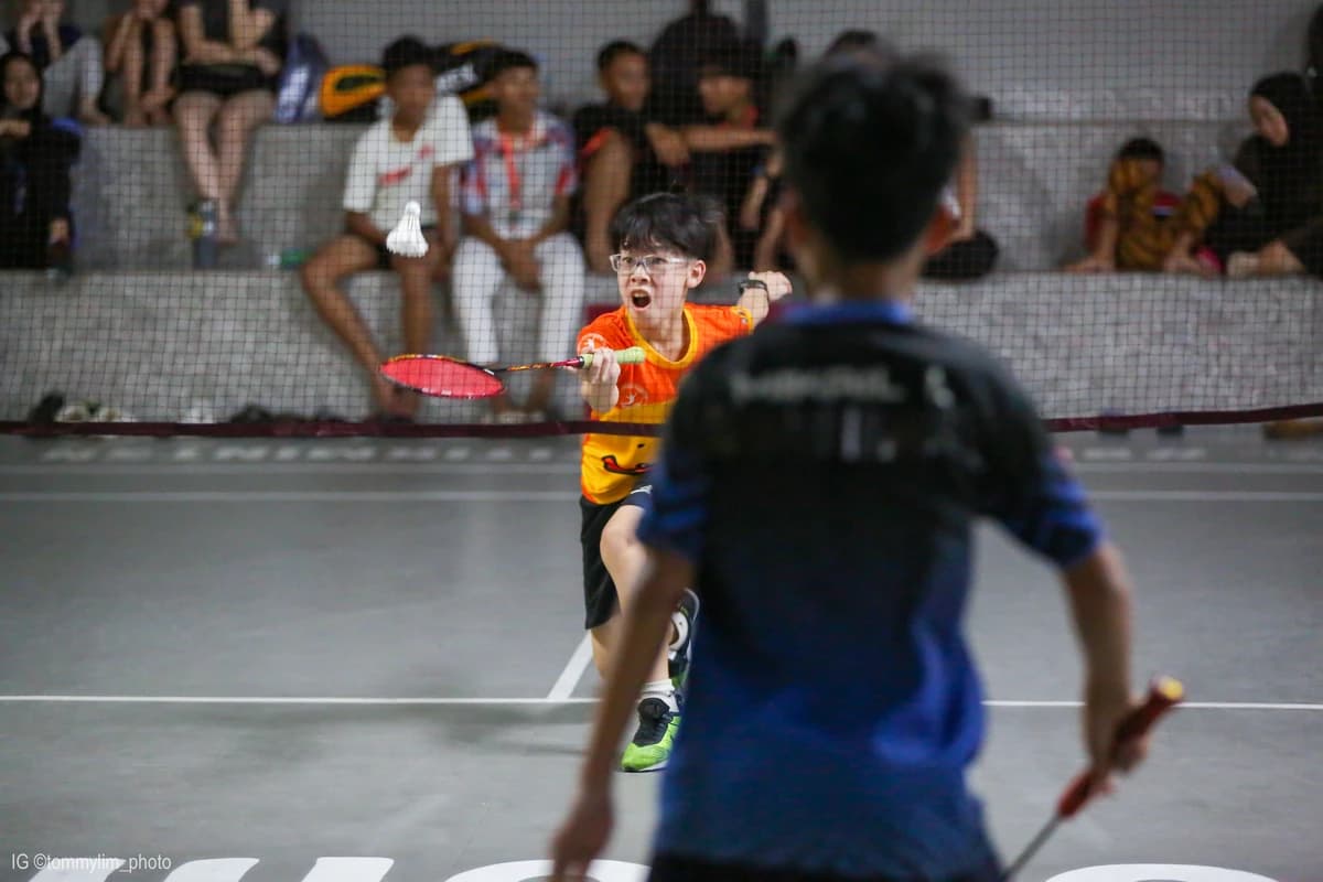 Aksi pertandingan turnamen